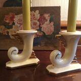 Art Deco candlesticks