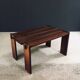 Constructivist Oak Dining Table, Belgium, 1960s