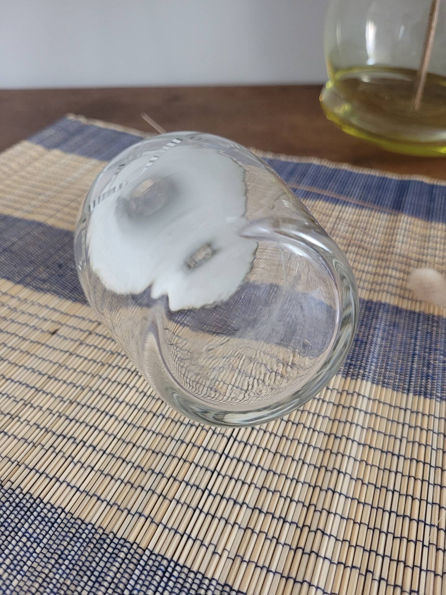 Carafe à liqueur en cristal et argent