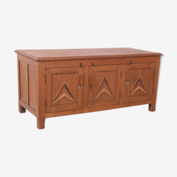 Art Deco buffet in Burmese teak