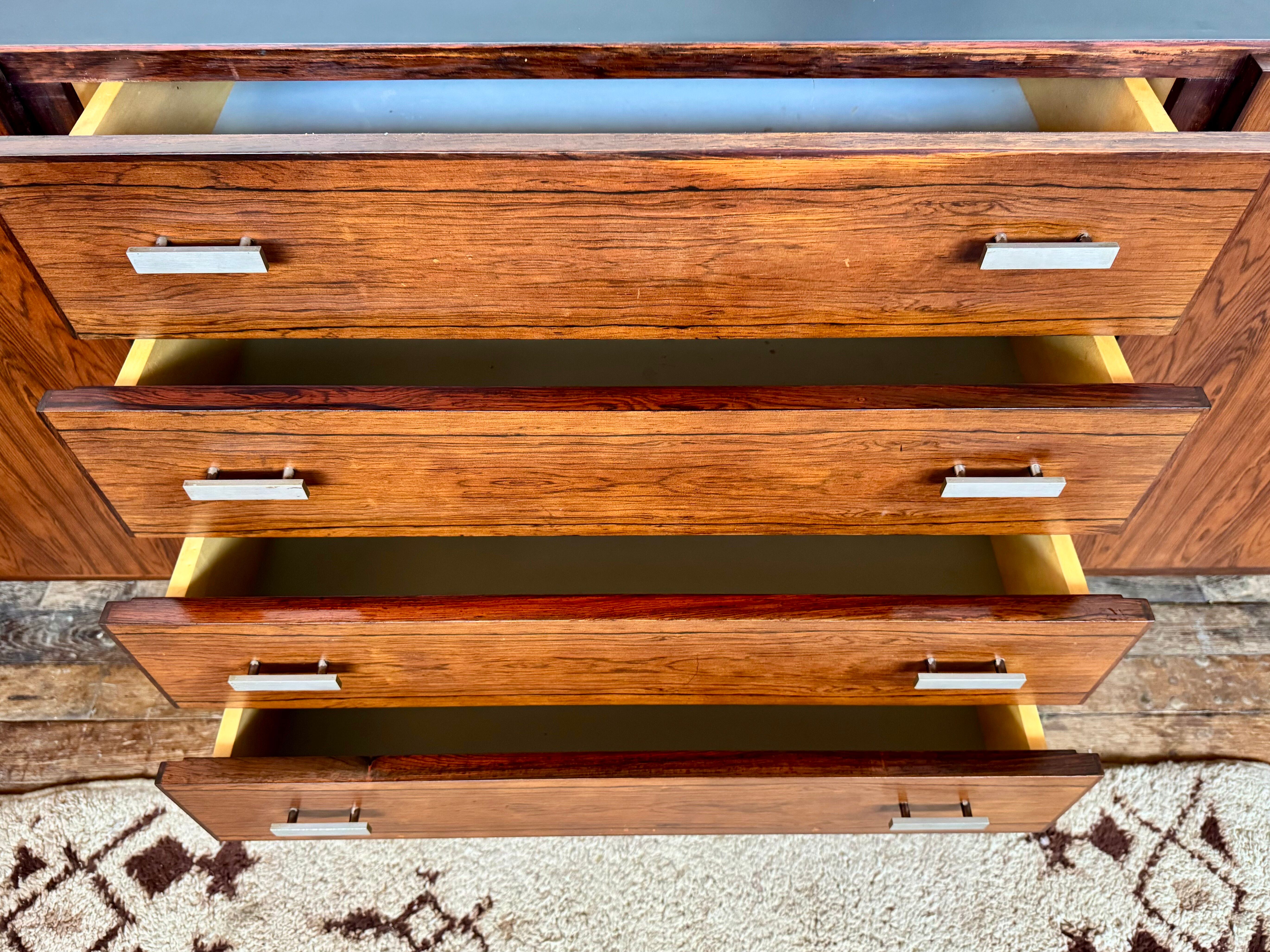Vintage rosewood sideboard 250 cm long
