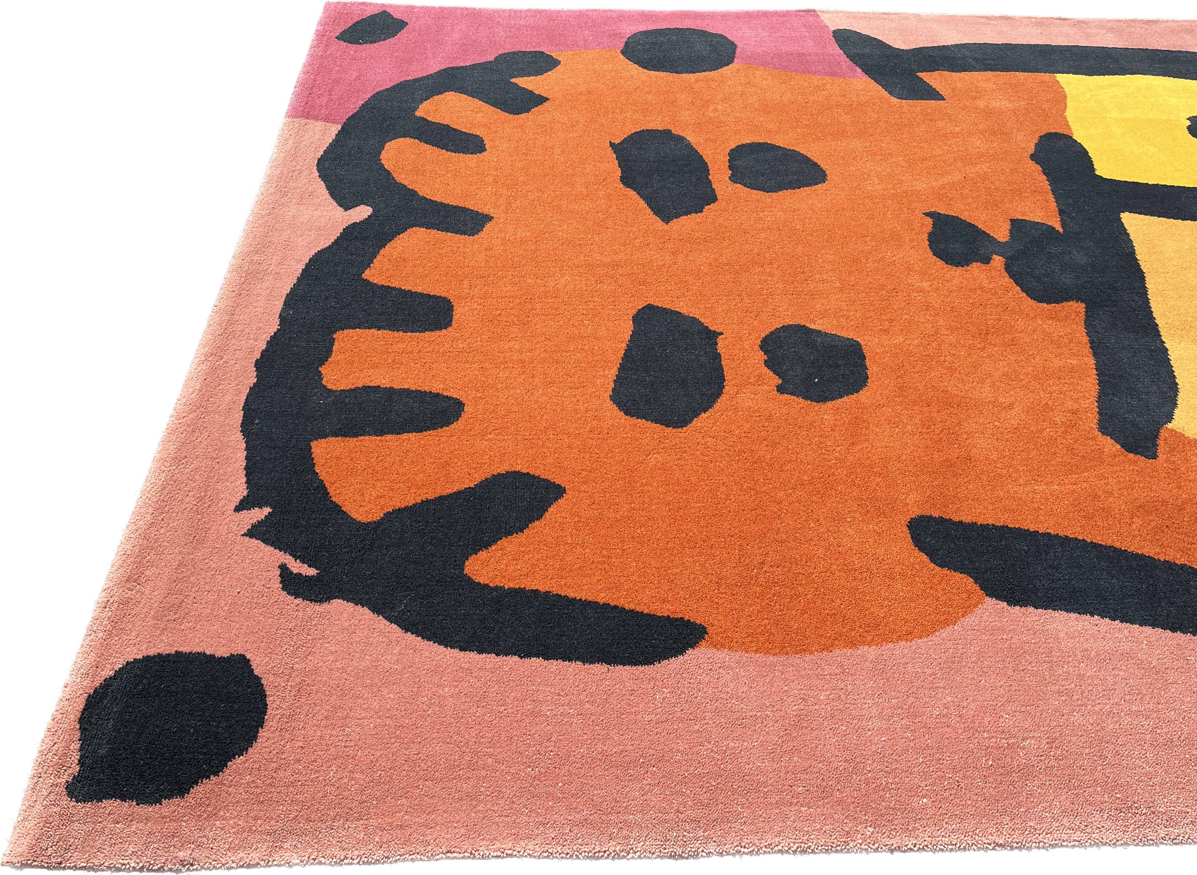 Contemporary Carpet after artist Paul Klee