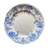 Vintage round dish in iron earth