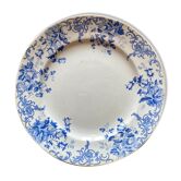 Vintage round dish in iron earth