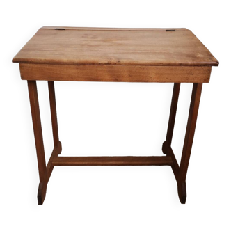 Wooden school desk desk