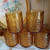 Vintage carafe and glasses made in Italy