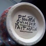 Quimper faience pitcher