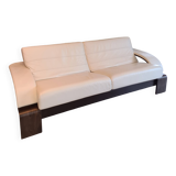 roche bobois polo leather sofa