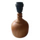 Raw wood lamp base
