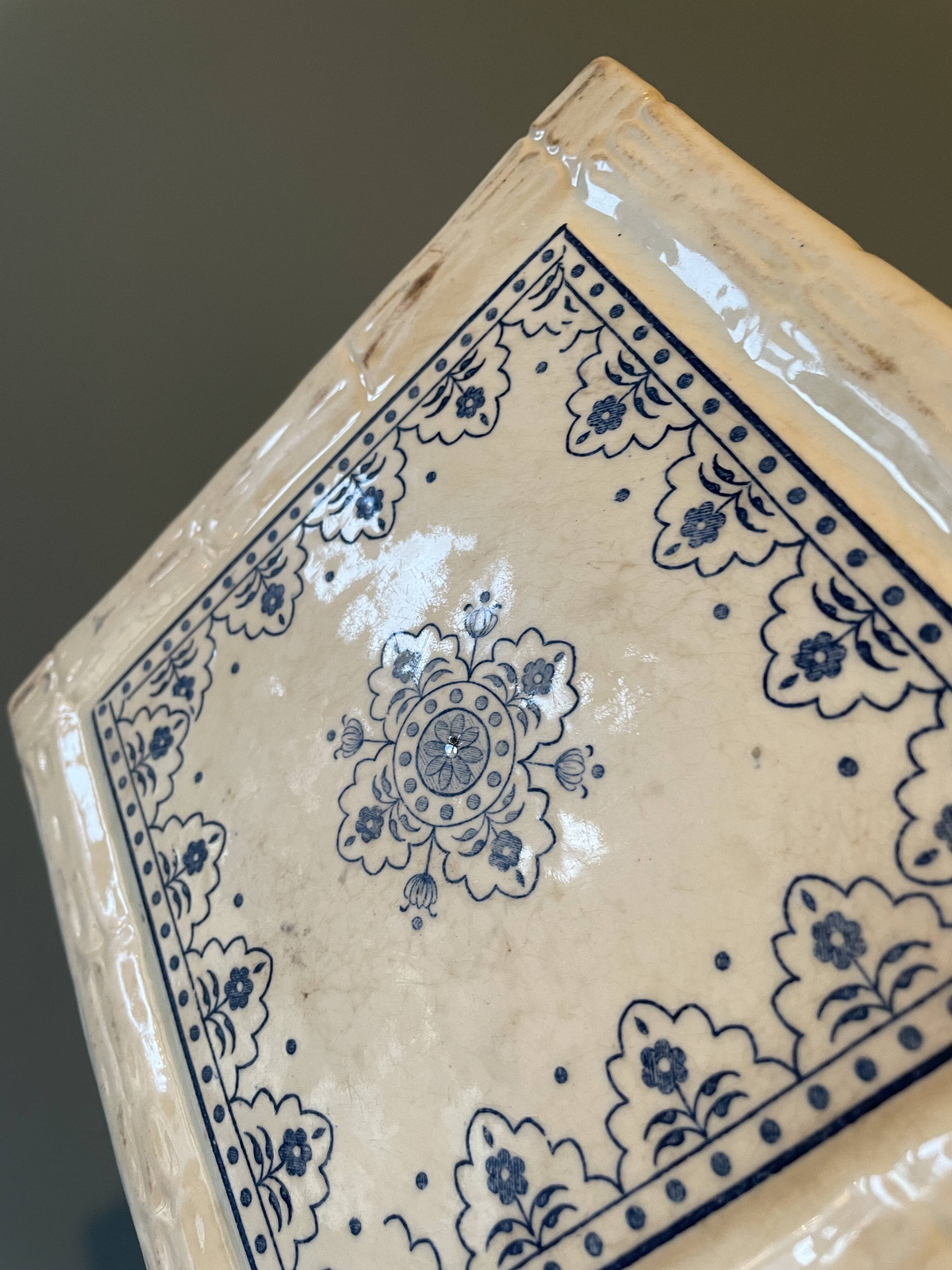 Table mat XIXth iron earth Clairefontaine