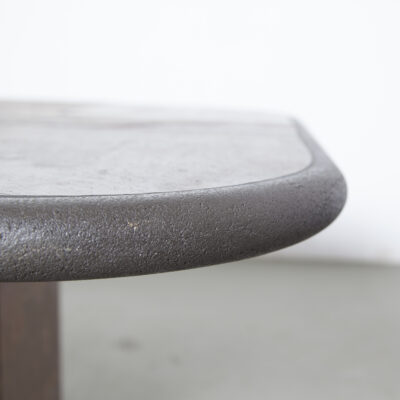 Brown Paul Kingma concrete coffee table