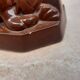 Lion stylized art deco earthenware of Saint Clement