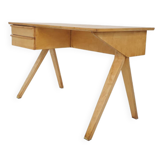 Cees Braakman for Pastoe EB02 birchwood desk, The Netherlands 1959