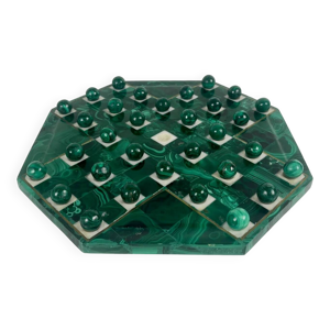 jeu de solitaire en malachite