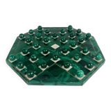 Jeu de solitaire en malachite de forme octogonale, 1950/70