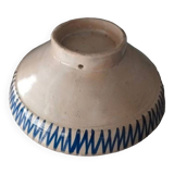 Polychrome ceramic Mokhfia cut dish Tortoise Tronja Morocco 20th century.