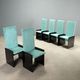 Vintage Simon chairs model "Kazuki" designed by Kazuhide Takahama, Italy, 1970s.