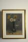 The bouquet with the butterfly - Painting signed A. Moreau