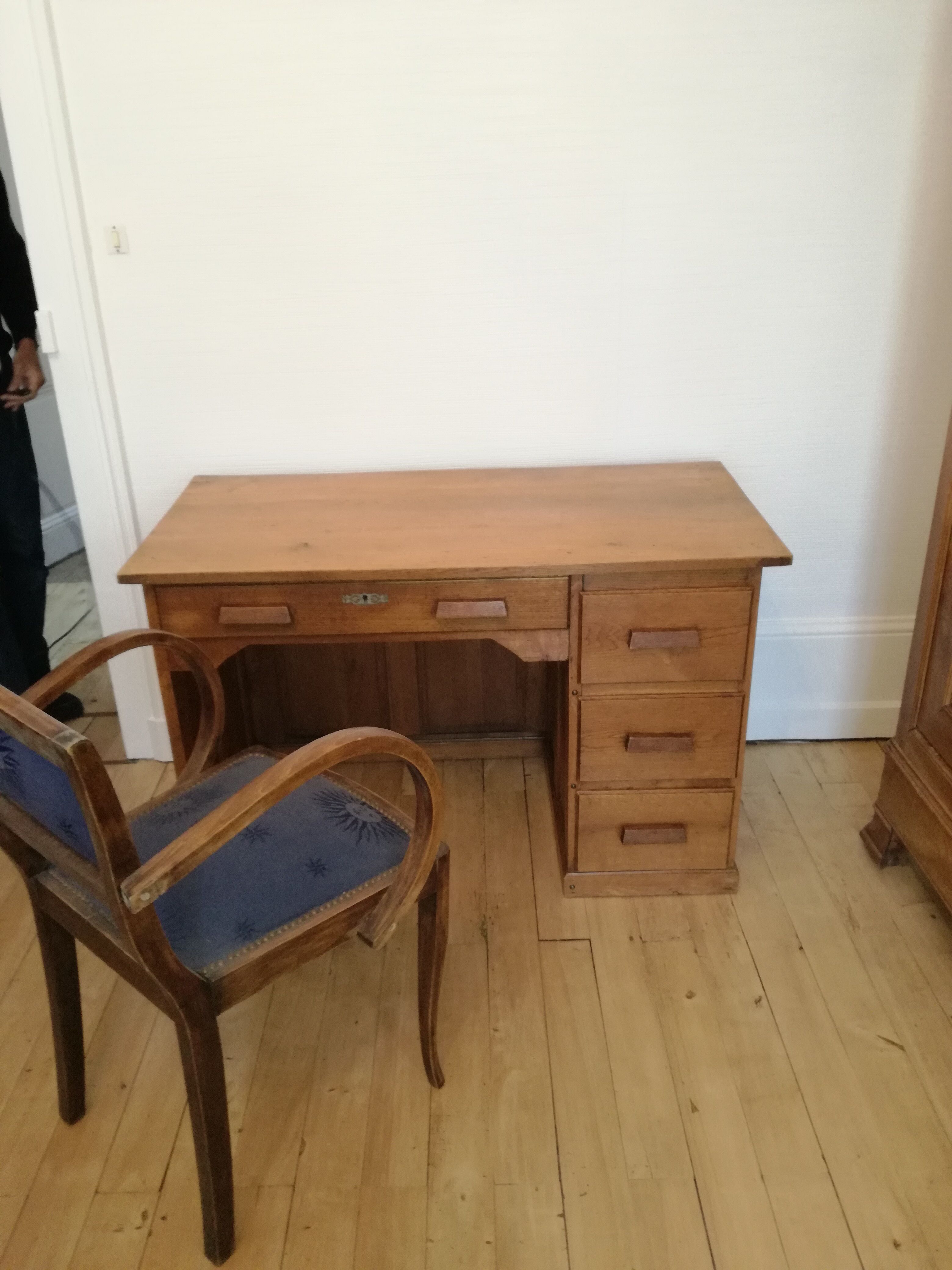 Vintage schoolmaster's desk 40s /50s