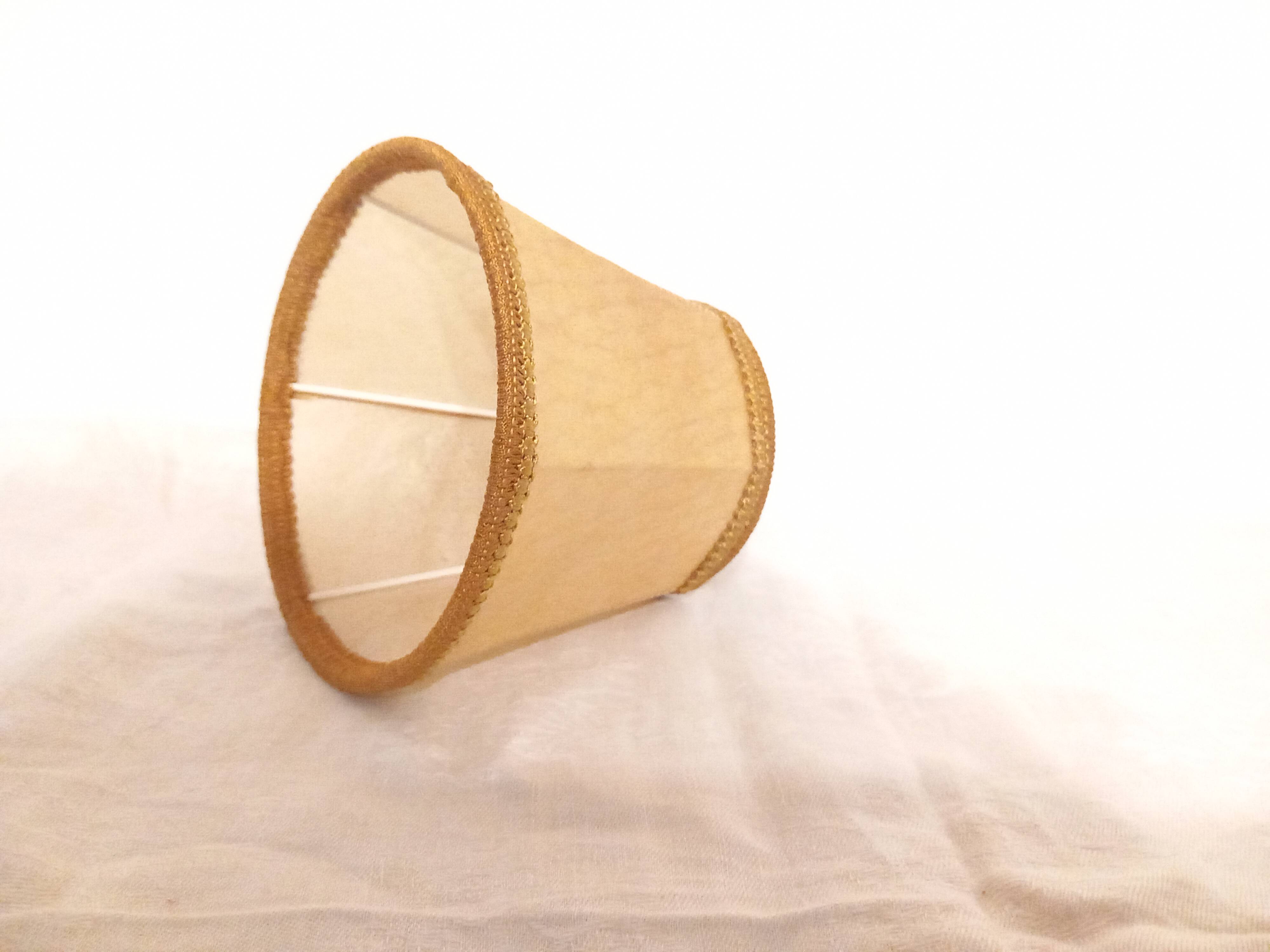 Antique lampshade in stretched parchment