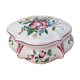 Earthenware box decoration Strasbourg Hannong