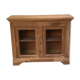 Low 2-door glass furniture