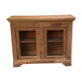 Low 2-door glass furniture