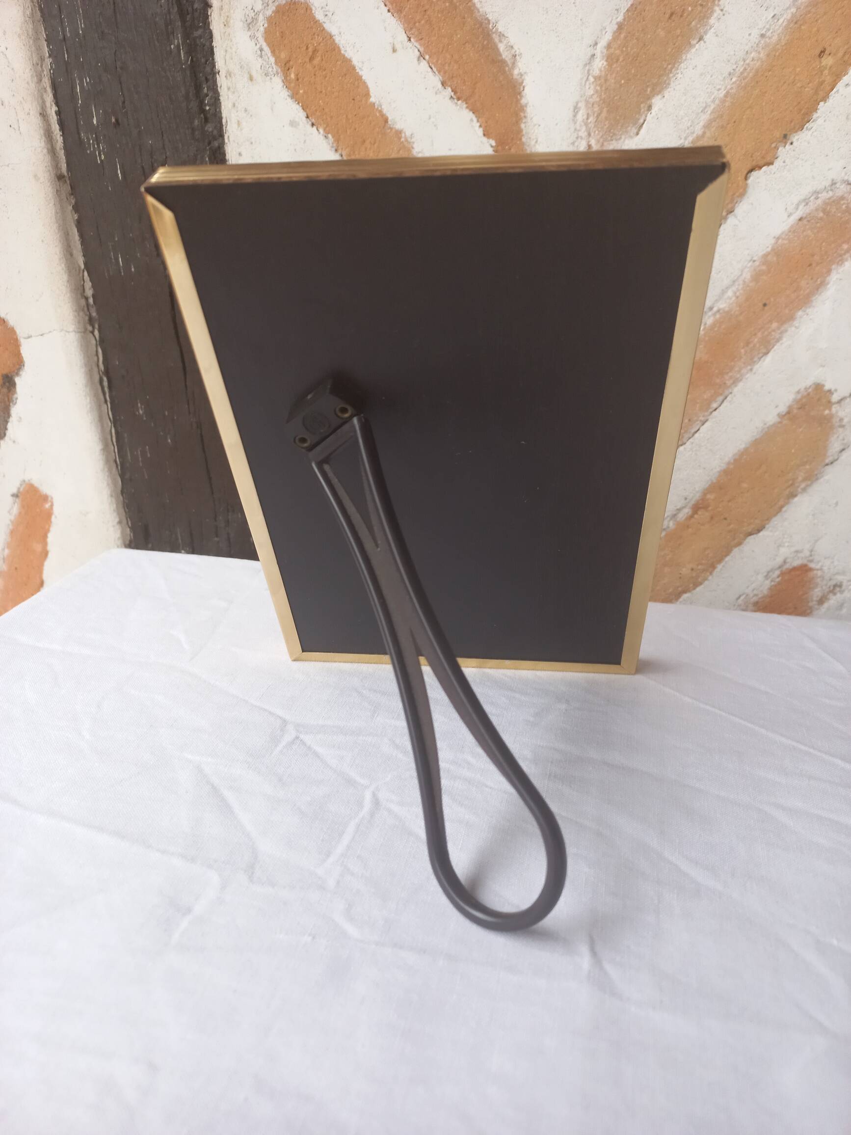Gold metal photo frame