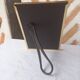 Gold metal photo frame