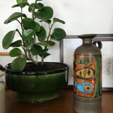 Enamelled stoneware pitcher