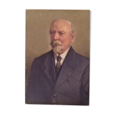 Portrait à l'huile d'un bourgois