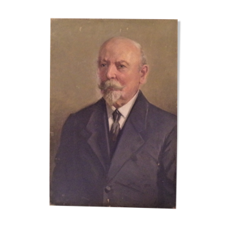 Oil portrait of a bourgeois