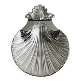 porte savon ou porte bijoux en métal brillant