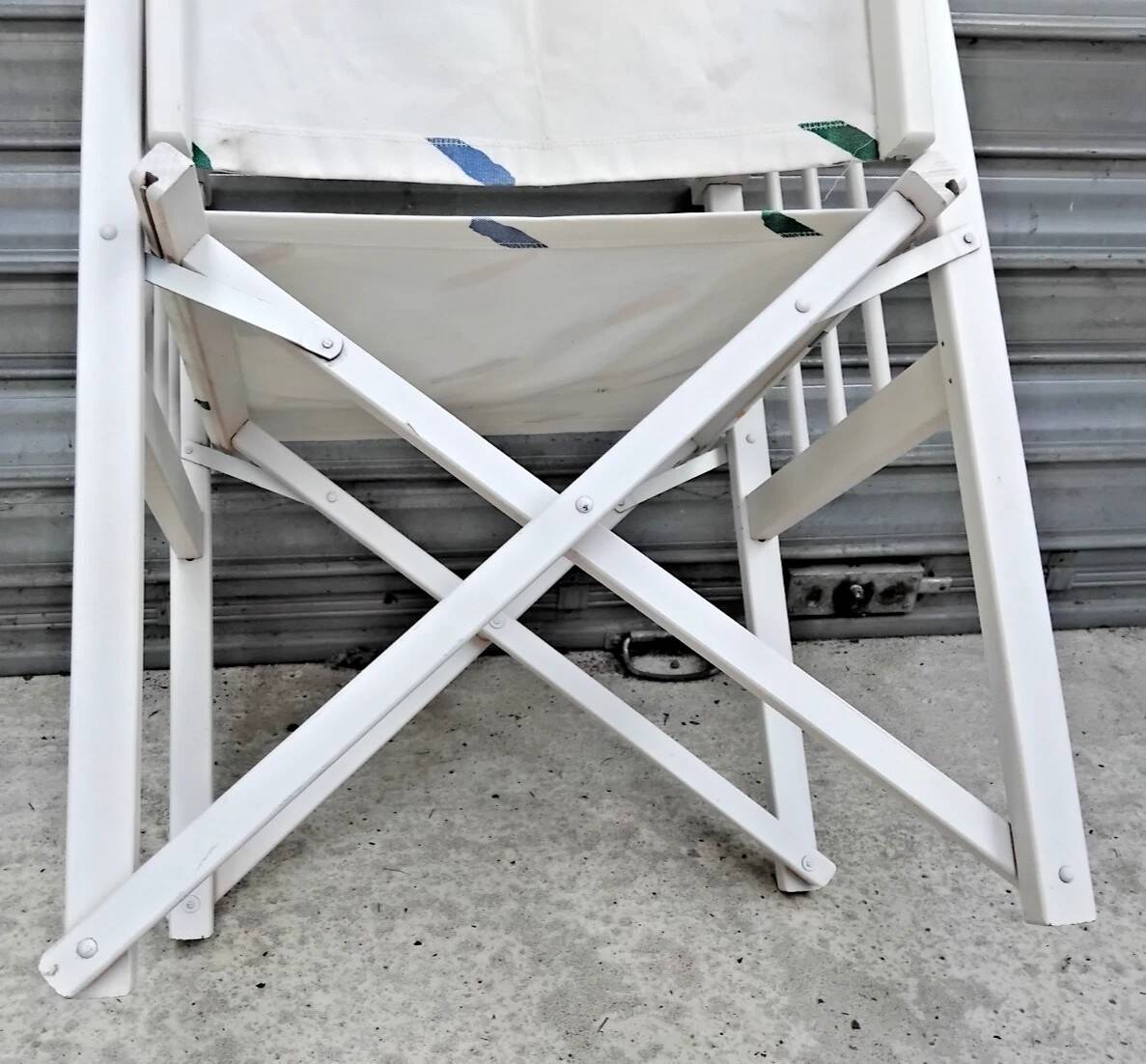 Pair of Vintage Director's Style Folding Armchairs