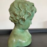 Child bust in Arnova plaster from the 50s