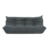 Canapé trois places Togo en bouclé vert par Michel Ducaroy pour Ligne Roset