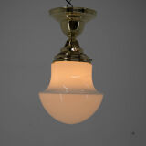 Art nouveau flush mount, 1910s, restored