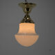 Art nouveau flush mount, 1910s, restored