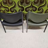 Pair of vintage Lübke 206 armchairs
