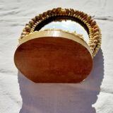 Vintage shell mirror