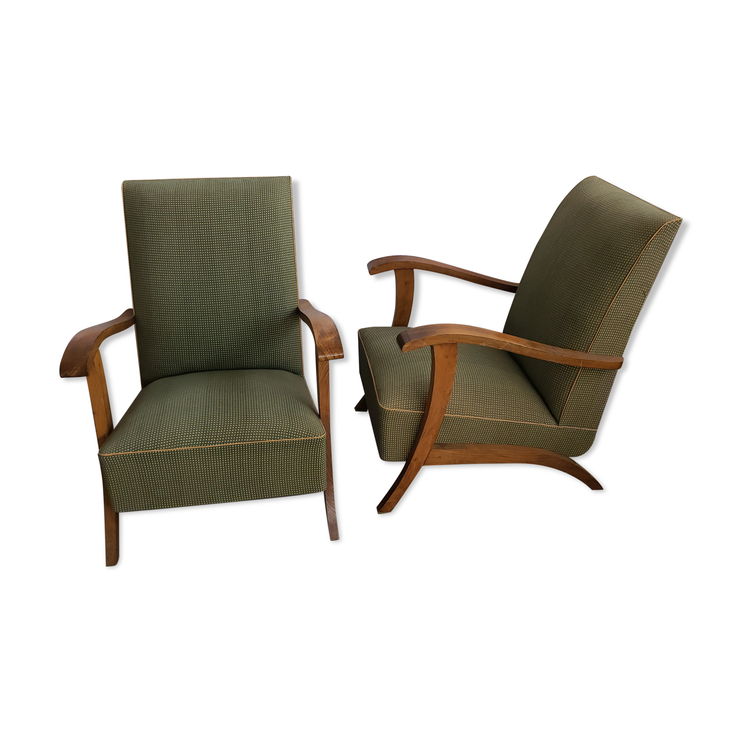 Pair of vintage armchairs 50s