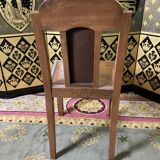 6 art deco chairs leather sitting
