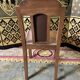 6 art deco chairs leather sitting