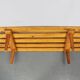 1970s Wooden Flower Pot Bench, Czechoslovakia