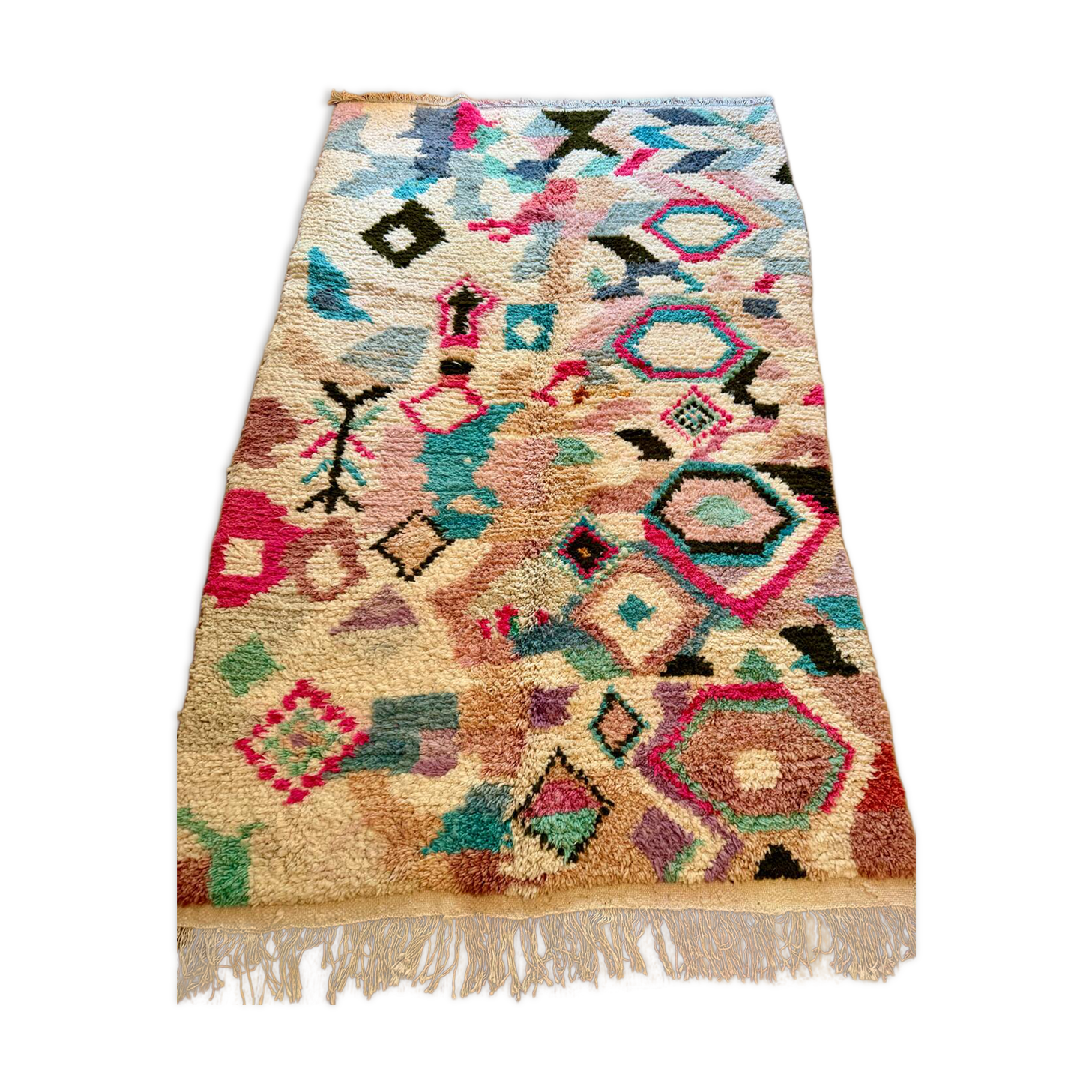 Berber rug 100% wool 138 x 241