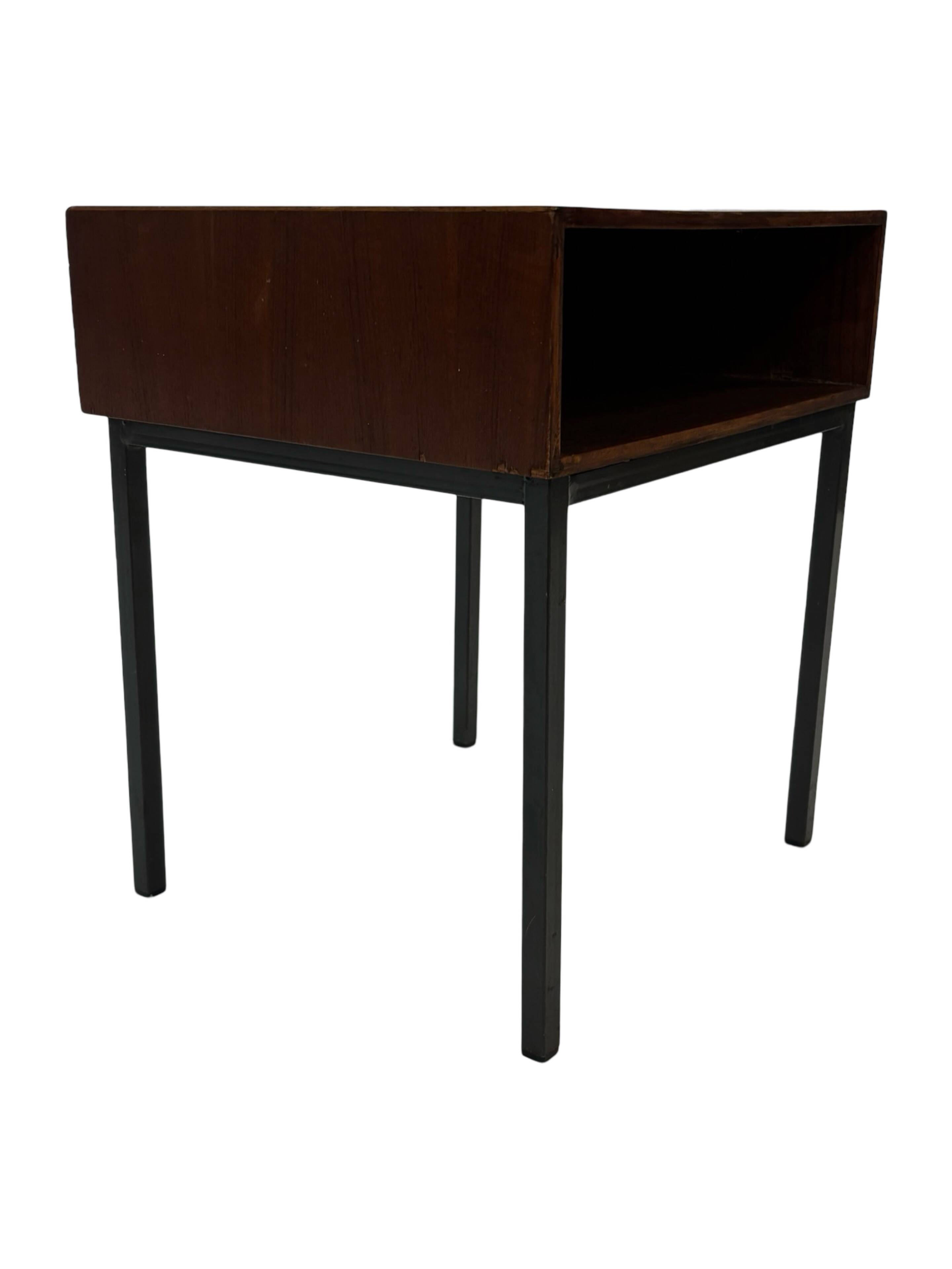 Vintage Pastoe bedside table side table 1960s teak veneer