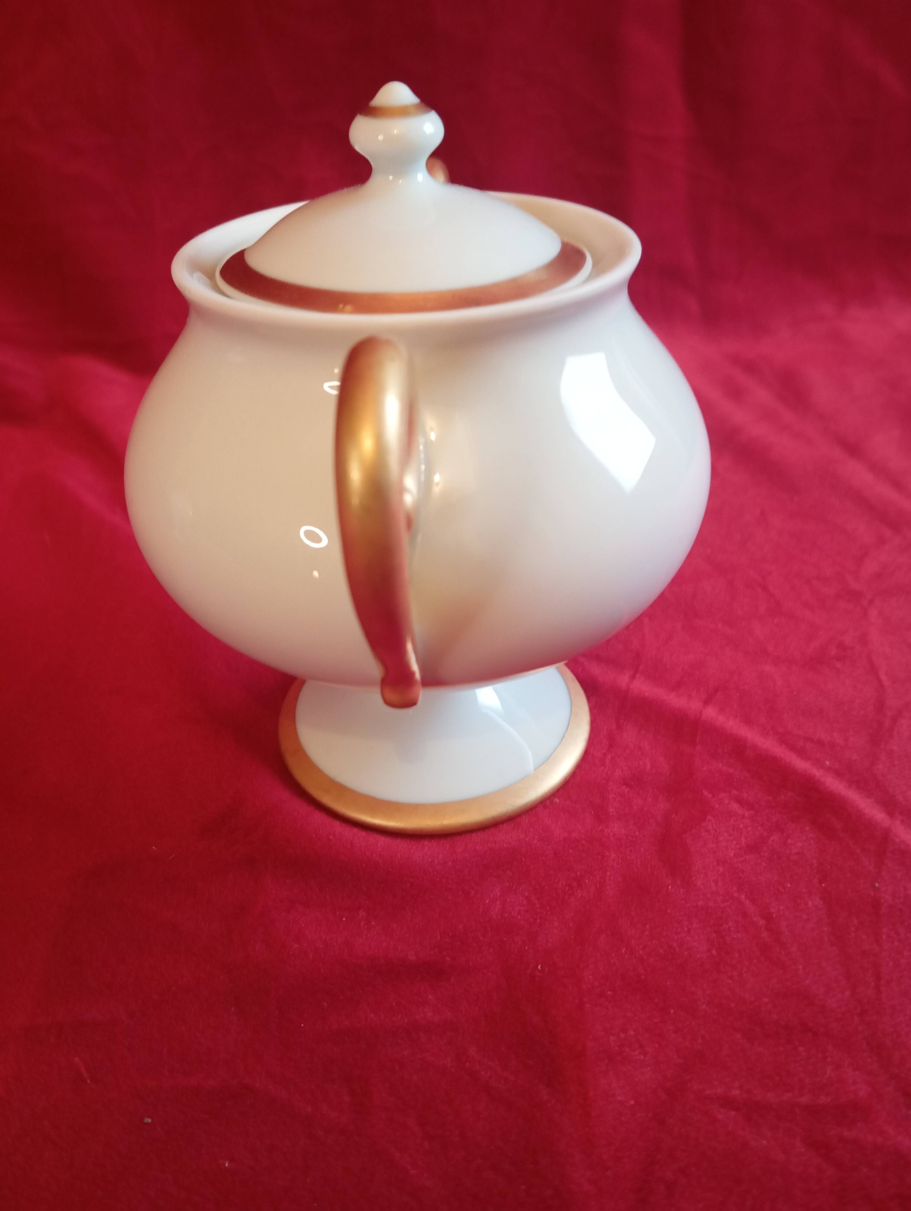 Limoges porcelain sugar bowl
