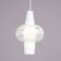 1950s glass pendant light by Louis Kalff for Philips, Netherlands