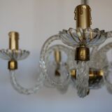 Vintage glass chandelier