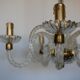 Lustre vintage en verre